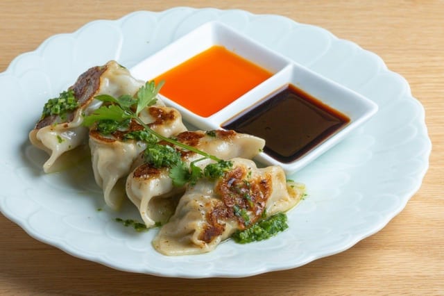 Pork Gyoza.